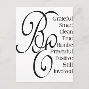 Beautiful Sayings and Quotes Postcard