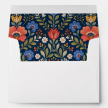 Beautiful Scandinavian Wildflower Decorated