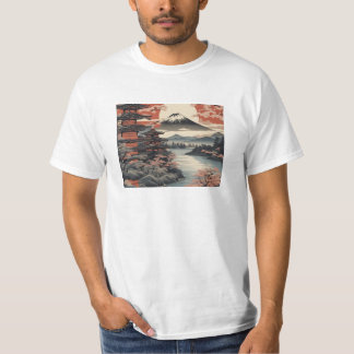 Beautiful Scenery of Japan Fuji T-shirt