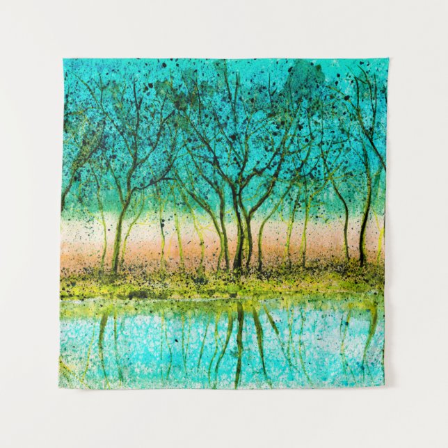 beautiful scenerybackground,colorful,autumn,beauti tapestry (Front)