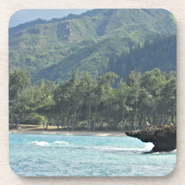 Beautiful Scenic Hawaiian Vacation Coasters (Front)