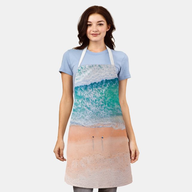 Beautiful Sea Beach Apron (Worn)