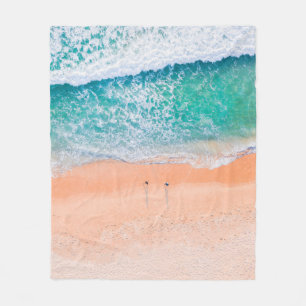 Beautiful Sea Beach Fleece Blanket