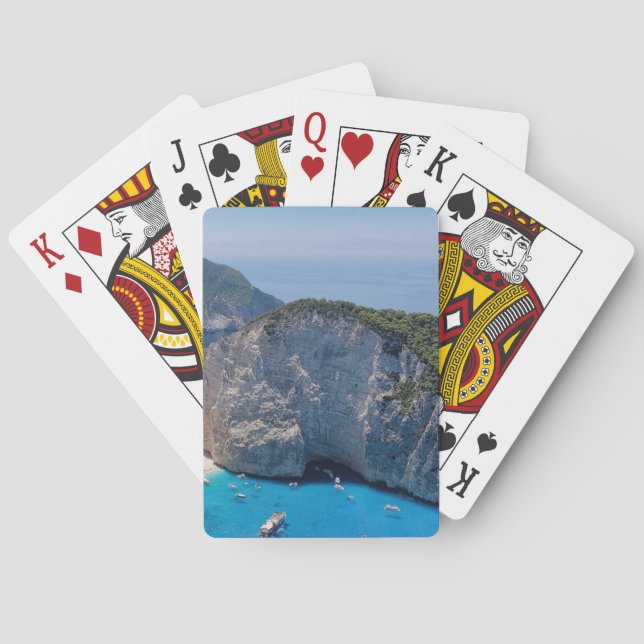Beautiful Sea Beach  Playing Cards (Back)