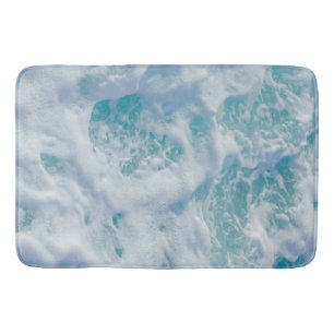 beautiful sea foam bath mat