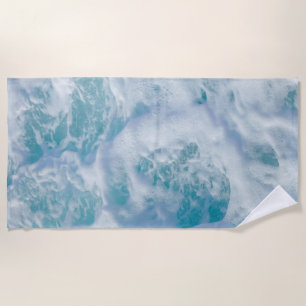 beautiful sea foam beach towel
