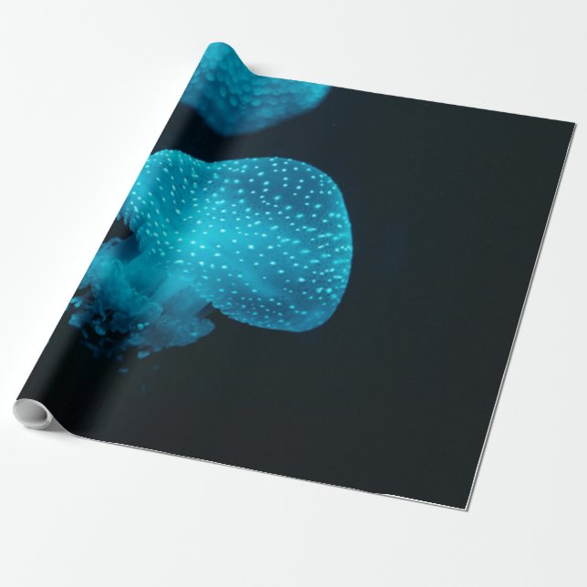 Beautiful Sea Life Wrapping Paper (Unrolled)