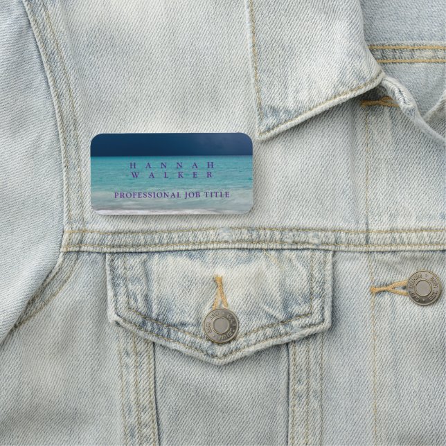 Beautiful sea  name tag (In Situ)