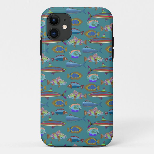 Beautiful Sea Pattern Case-Mate iPhone Case (Back)