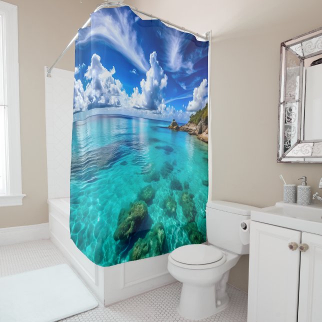 Beautiful Sea Shower Curtain (In Situ)