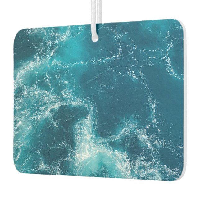 Beautiful sea waves car air freshener (Left)