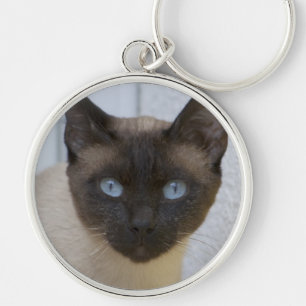 Beautiful Seal Point Siamese Cat Key Ring