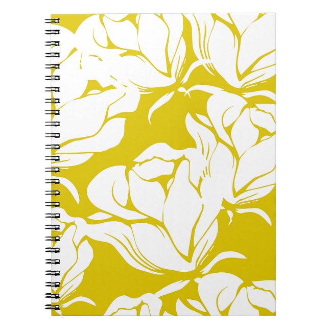 Beautiful seamless floral pattern background. notebook (Front)
