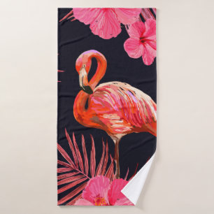 Beautiful seamless floral summer pattern backgroun bath towel