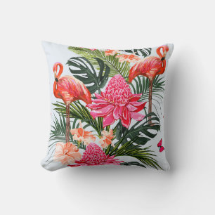 Beautiful seamless floral summer pattern backgroun cushion