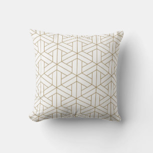 Beautiful Seamless pattern japanese shoji kumiko,  Cushion