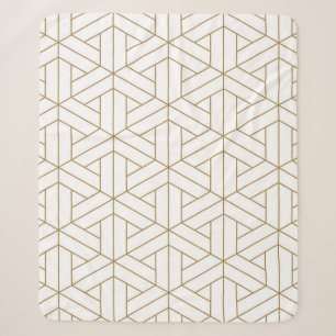 Beautiful Seamless pattern japanese shoji kumiko, Sherpa Blanket