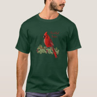 Beautiful Season Red Cardinal Bird Christmas Men's