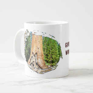 Beautiful Sequoia Jumbo Mug! Large Coffee Mug