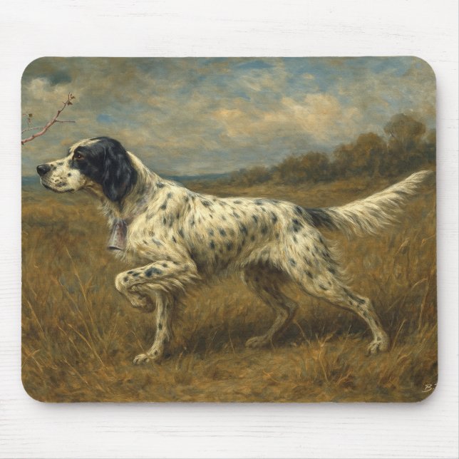 Beautiful Setter  , Art Mouse Pad (Front)