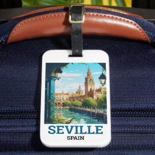 Beautiful Sevilla Beauty of Andalusia Spain Travel Luggage Tag