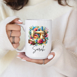 Beautiful Sewing Machine Coffee Mug