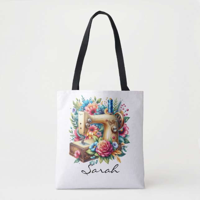 Beautiful Sewing Machine  Tote Bag (Front)