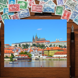 Beautiful shot in Prague, Czech Republic Postcard