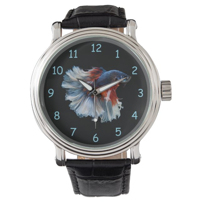 Beautiful Siamese Betta Fish Watch (Front)