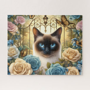 Beautiful Siamese Cat Jigsaw Puzzle