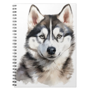 BEAUTIFUL SIBERIAN HUSKY DOG NOTEBOOK