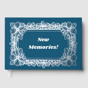 Beautiful silver foil photo/guest book