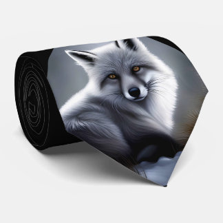 Beautiful Silver Fox Tie