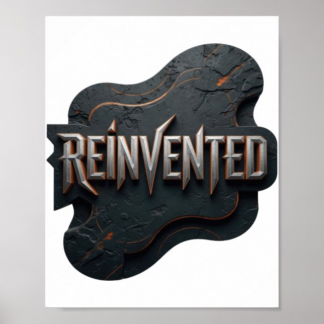 Beautiful Silver REINVENTED Print (Front)