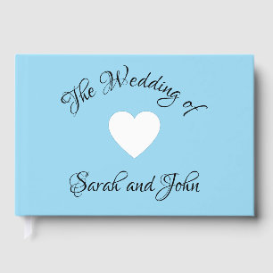 Beautiful silver wedding Foil Guestbook