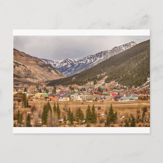 Beautiful Silverton Colorado Postcard (Front)