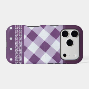 Beautiful simple amazing chic tartan purple design