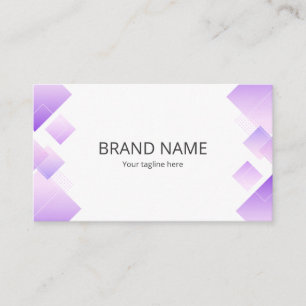 Beautiful Simple Minimal Elegant Pink Purple Gradi Business Card