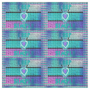 Beautiful Simple Personalised designed artistic Fabric