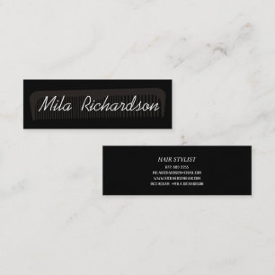 Beautiful simple style for all hairdressers mini business card