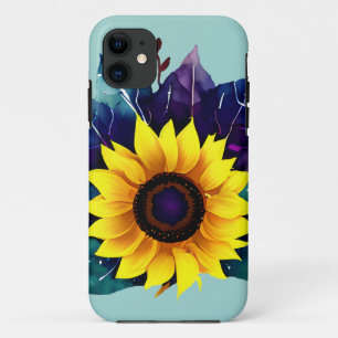 Beautiful Single Open Sunflower Case-Mate iPhone Case