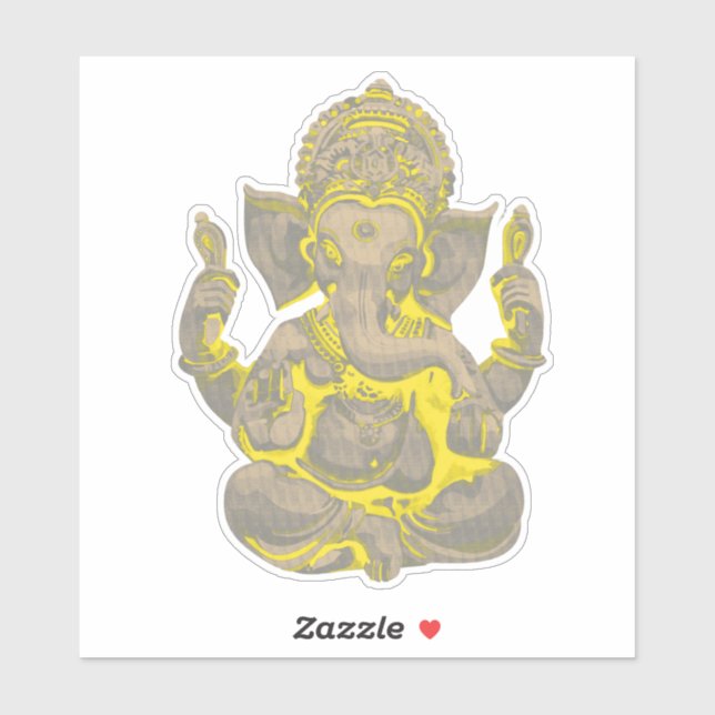 Beautiful Sitting Elephant God Ganesha (Sheet)