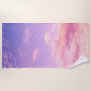 Beautiful sky beach towel