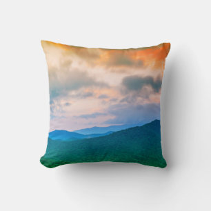 Beautiful sky,red clouds cushion