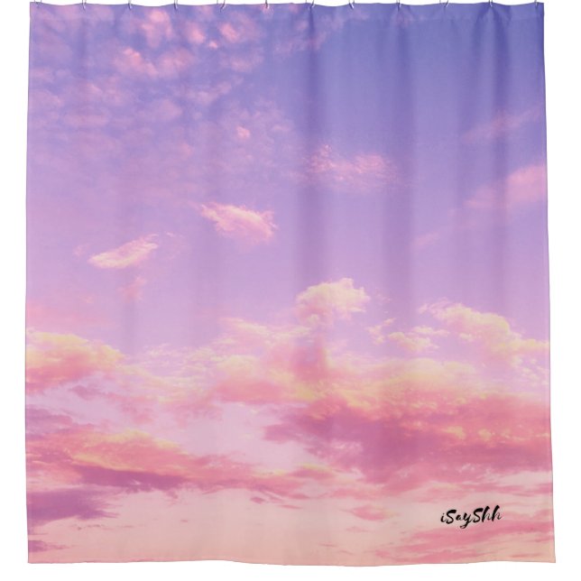 Beautiful sky shower curtain (Front)