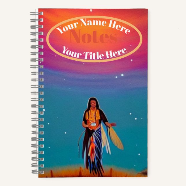 Beautiful Sky Spiral Notebook (Front)