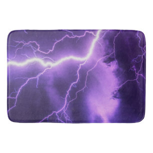 beautiful sky, thunder bath mat