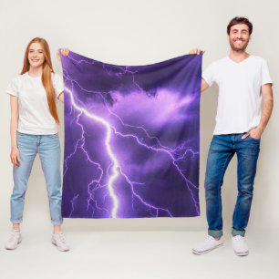 beautiful sky, thunder fleece blanket