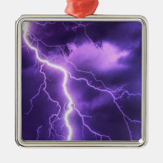 beautiful sky, thunder metal tree decoration (Front)