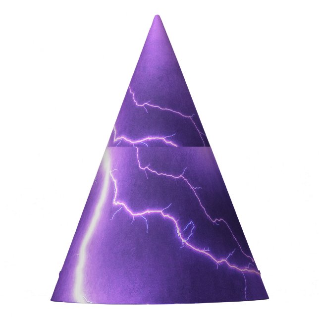 beautiful sky, thunder party hat (Front)